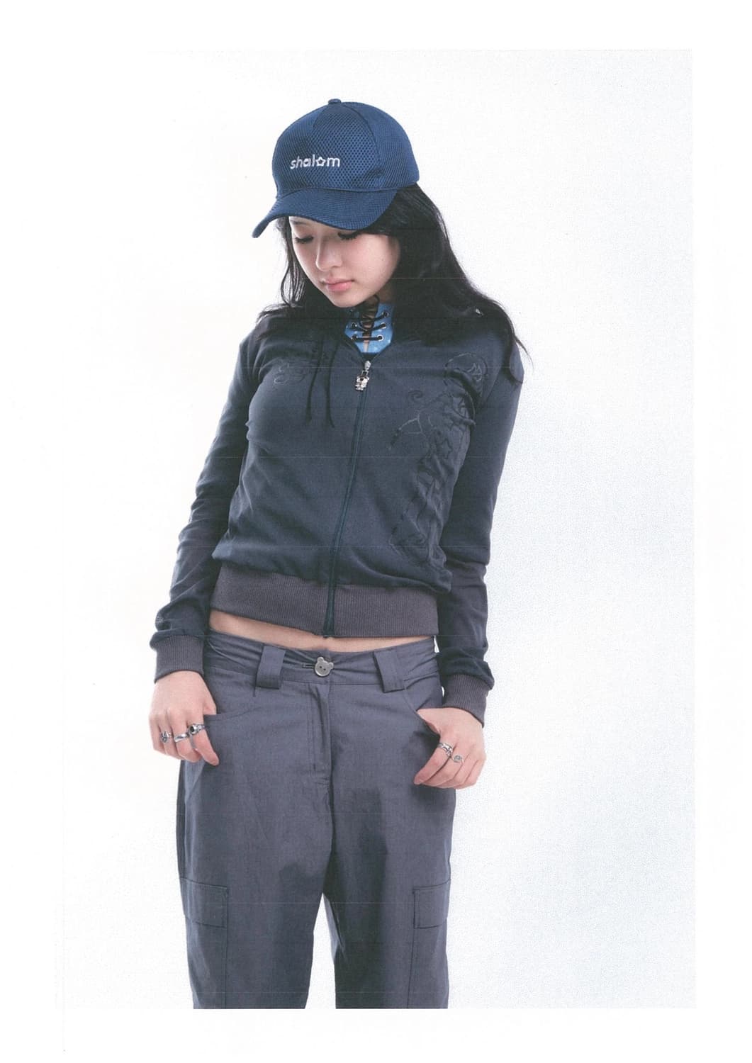 샬롬클럽 메쉬 집업 상품이미지2