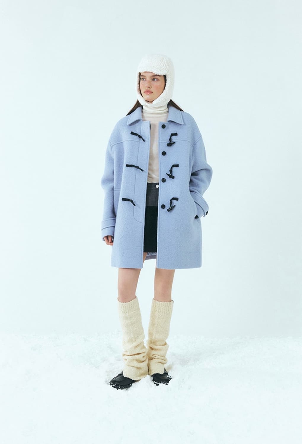 에트몽 울 더플 하프 코트 (sky blue) 상품이미지1