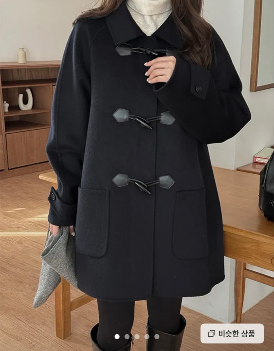 공구우먼 빅사이즈 하프 코트 (택O) 상품이미지1