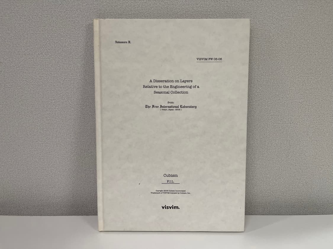 비즈빔 FW05-06 디자인 아카이브 룩북 visvim 상품이미지1