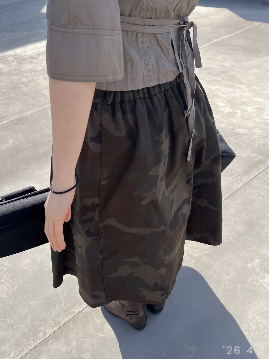 Camo Flare Skirt 카모 플레어 스커트 상품이미지2