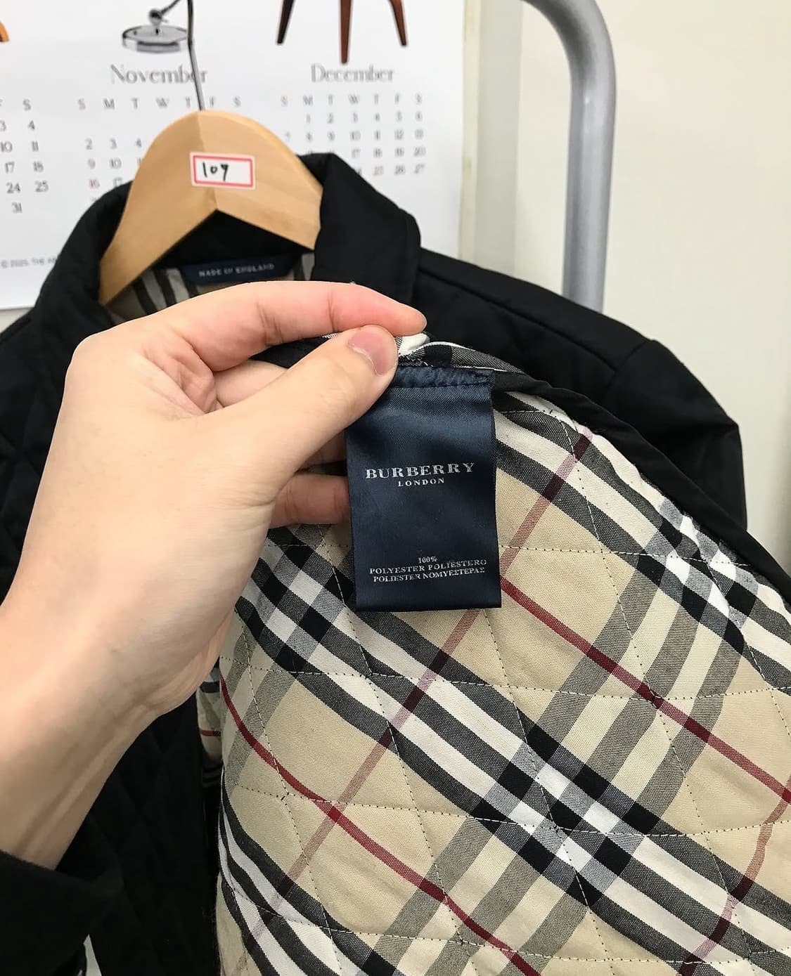 버버리 블랙 퀼팅 자켓 상품이미지6