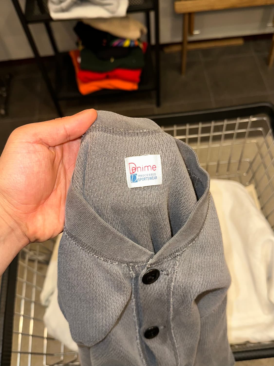 90-00’s Denime sports waffle sleeve 상품이미지9
