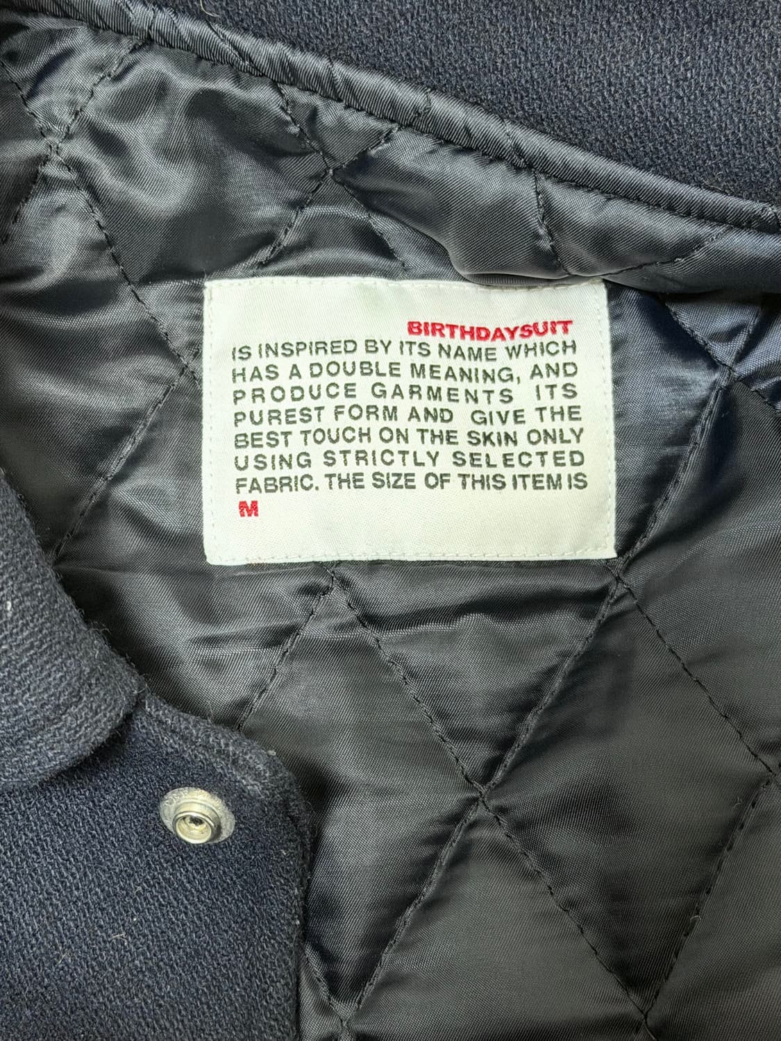 BIRTHDAYSUIT 바시티 자켓 M 사이즈 상품이미지7