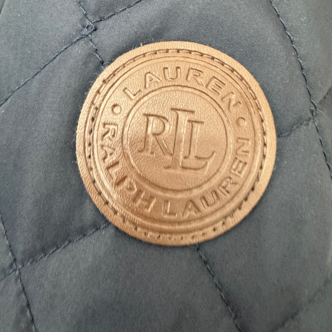 여성용 S 폴로 랄프로렌 네이비 퀼티드 자켓  상품이미지4