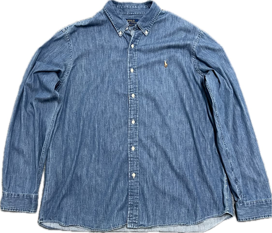 25년식 정품 폴로랄프로렌 청 서츠 상품이미지1
