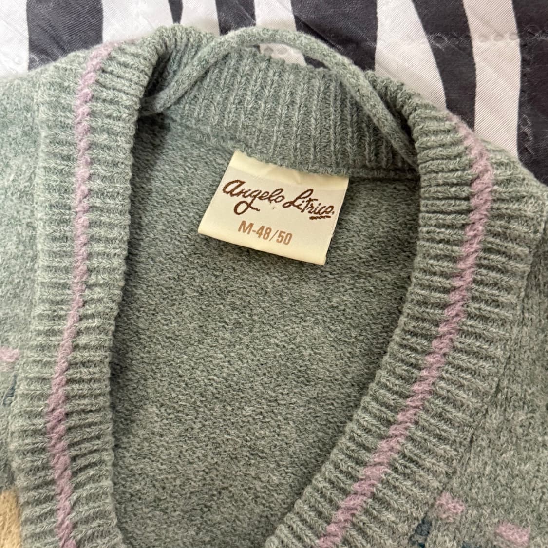 빈티지 니트조끼 상품이미지3