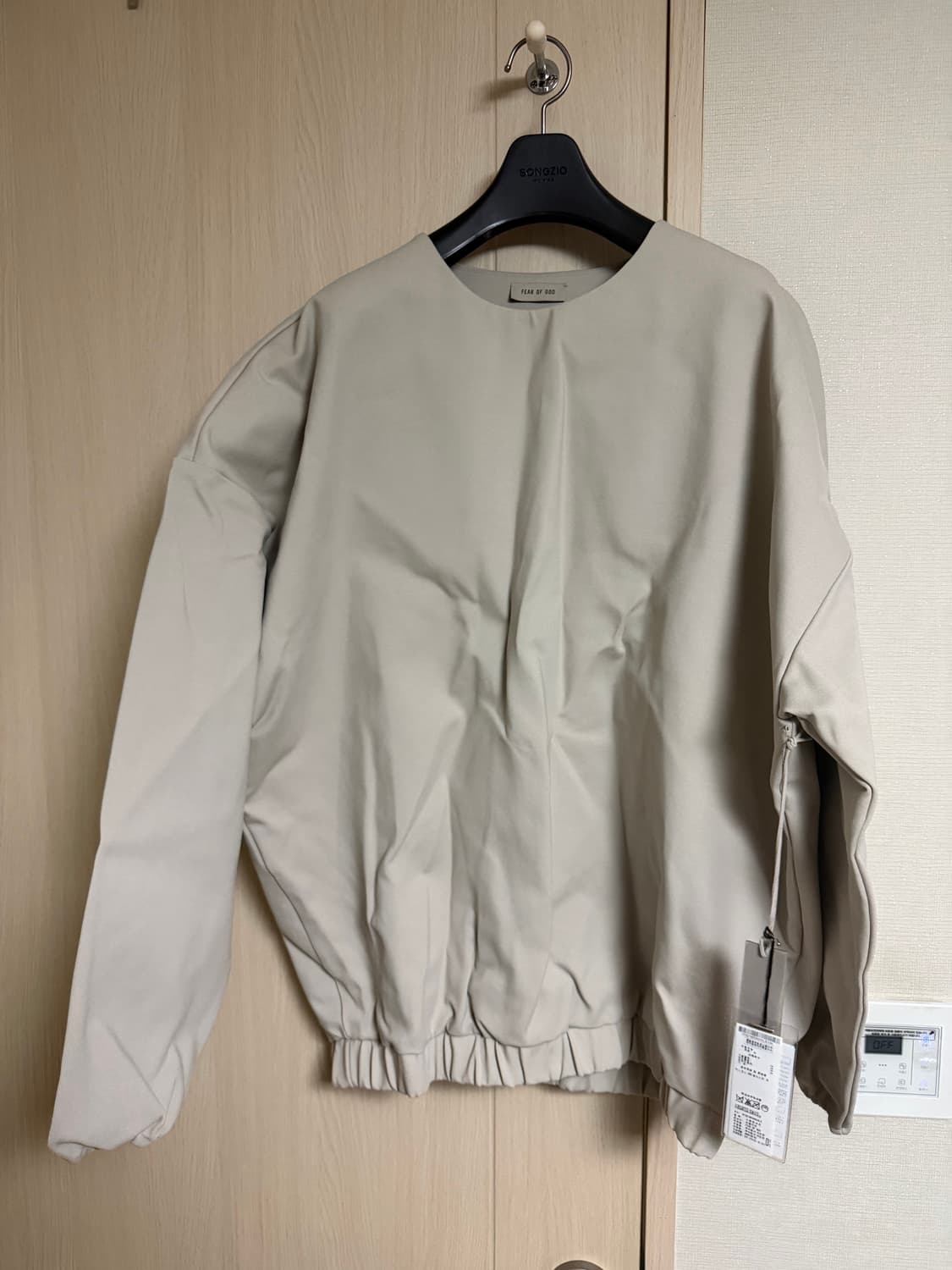 피어오브갓 비스코스 백 이터널 엠보싱 스웨트셔츠 맨투맨 XL 상품이미지3