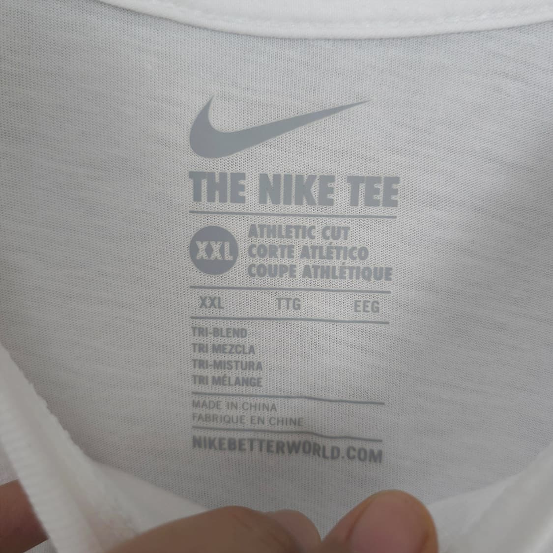 나이키 Nike 포켓 반팔티 화이트 XXL 상품이미지7