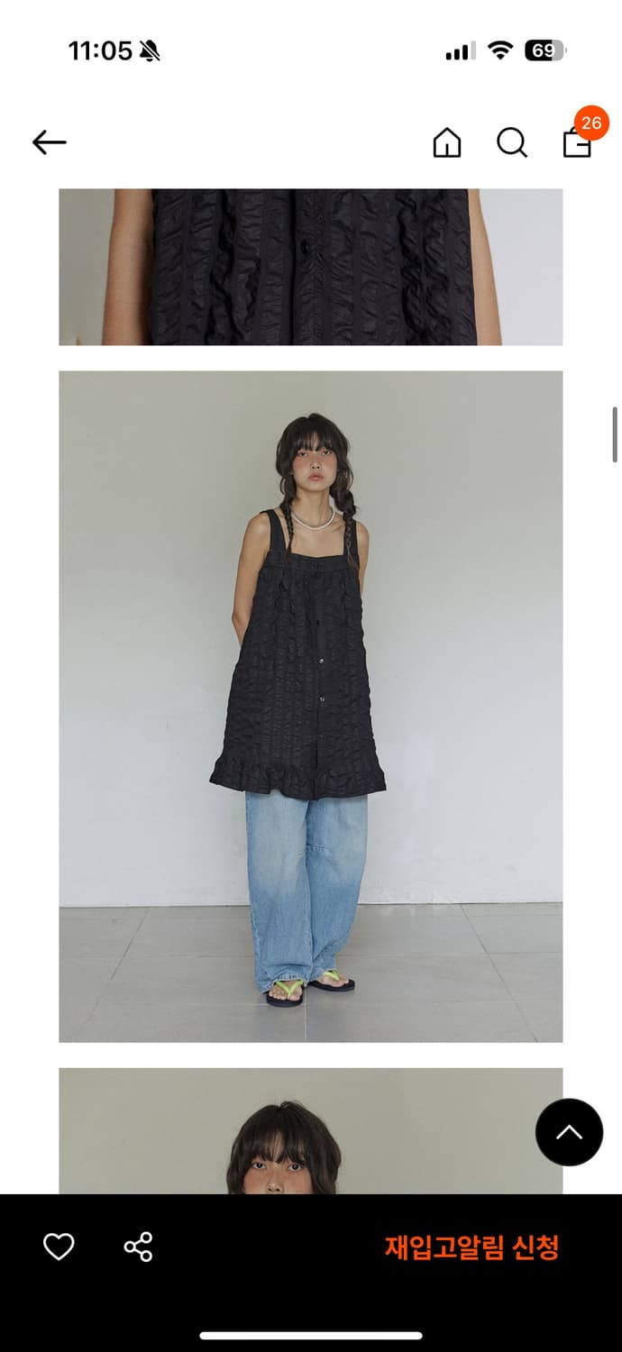 호쿠스포쿠스 볼륨 시어서커 원피스 상품이미지6