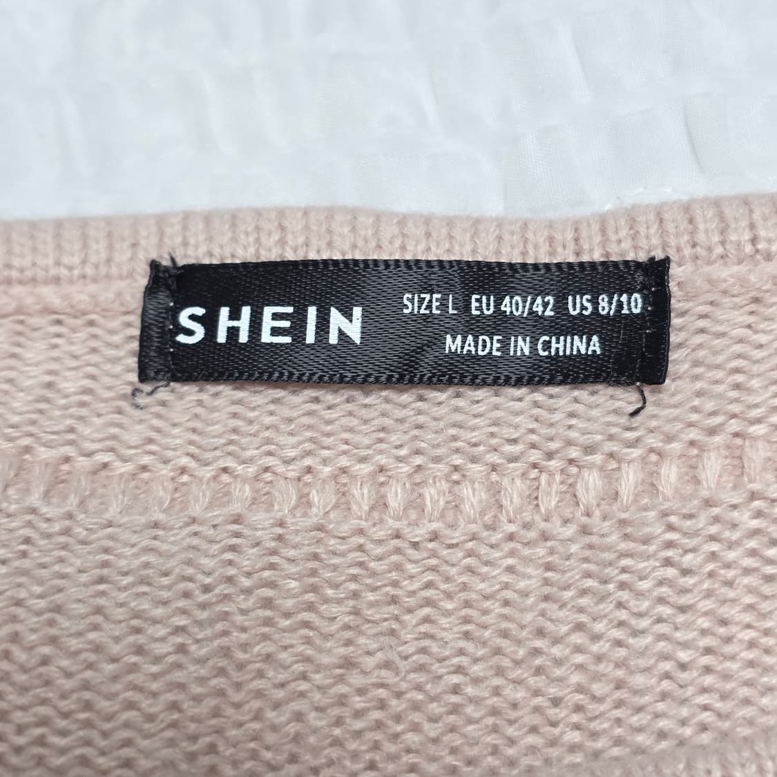 SHEIN)빈티지 핑크리본st 히메갸루 발레코어 가오리핏 긴팔니트 상품이미지6