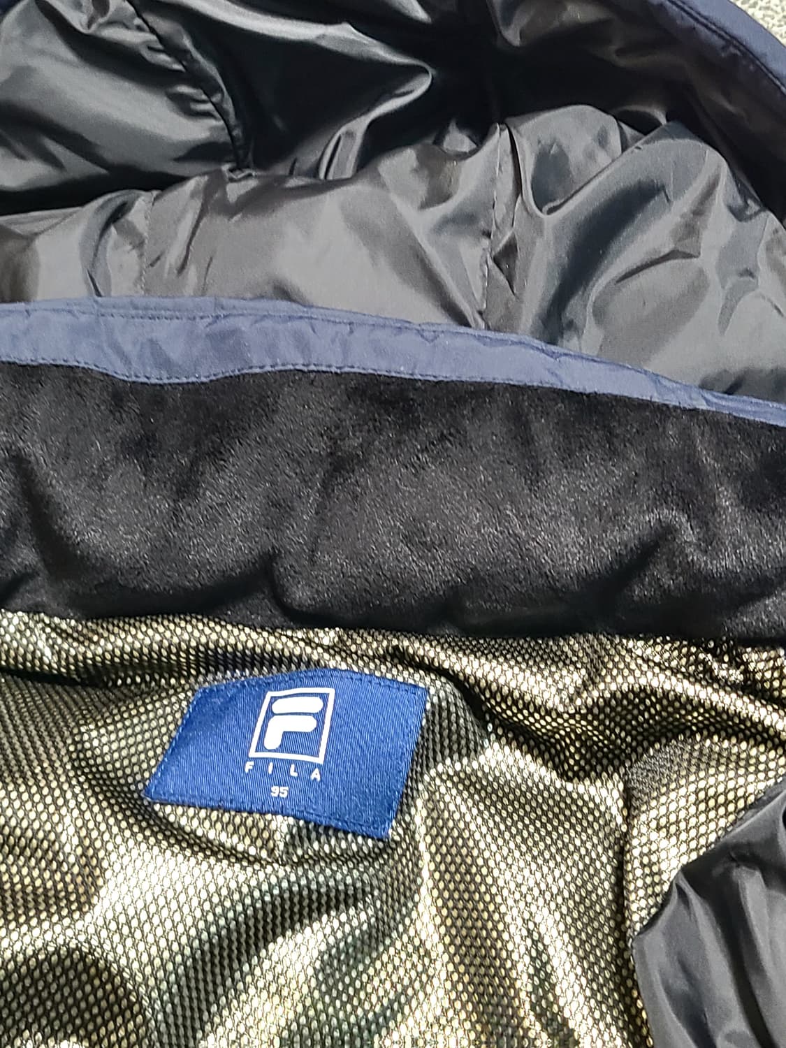 휠라 네이비 패딩 95사이즈 상품이미지5