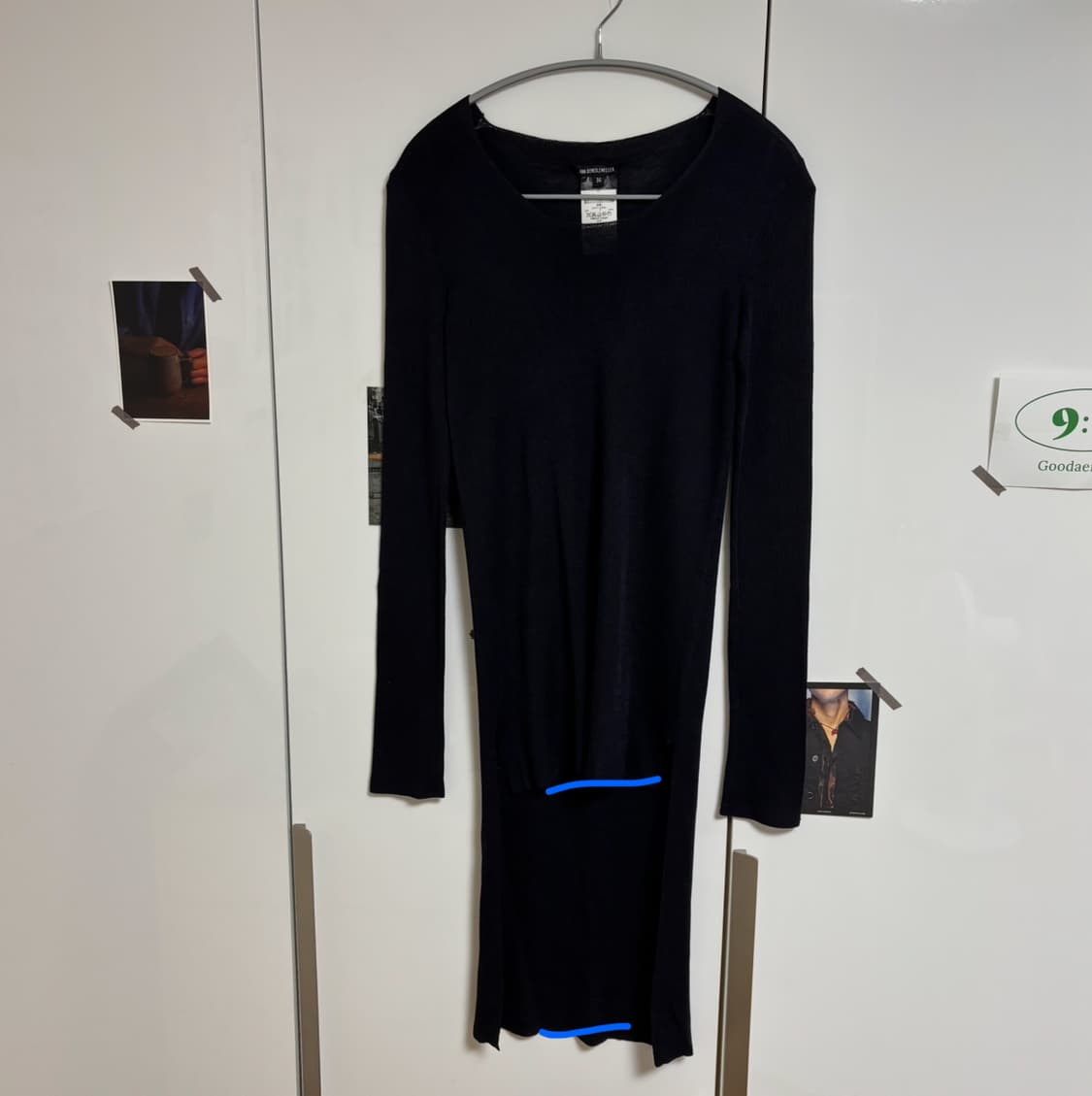 Ann Demeulemeester 실크 언발란스 롱슬리브 니트 상품이미지5