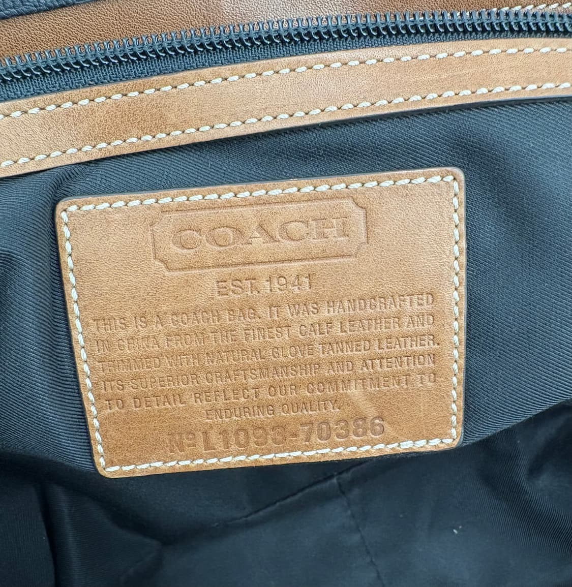 🧳 COACH 코치 메신저백 – 송아지가죽 서류가방 상품이미지6