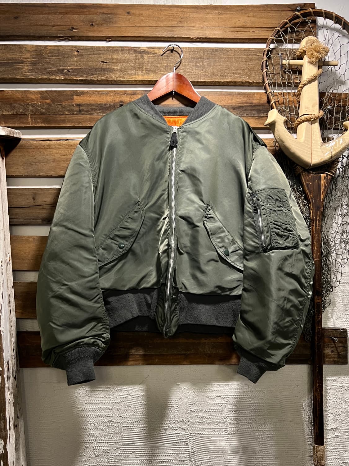 [L]알파인더스트리 Made in USA TYPE L-2B 항공 점퍼 상품이미지1