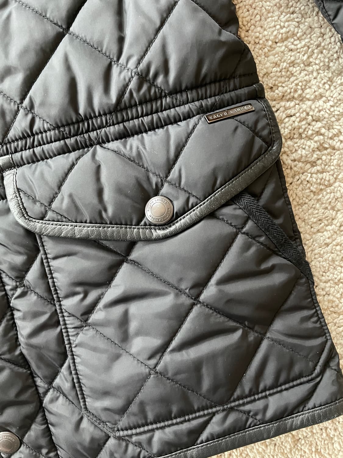 랄프로렌 퀼팅 패딩 자켓 xs 상품이미지4