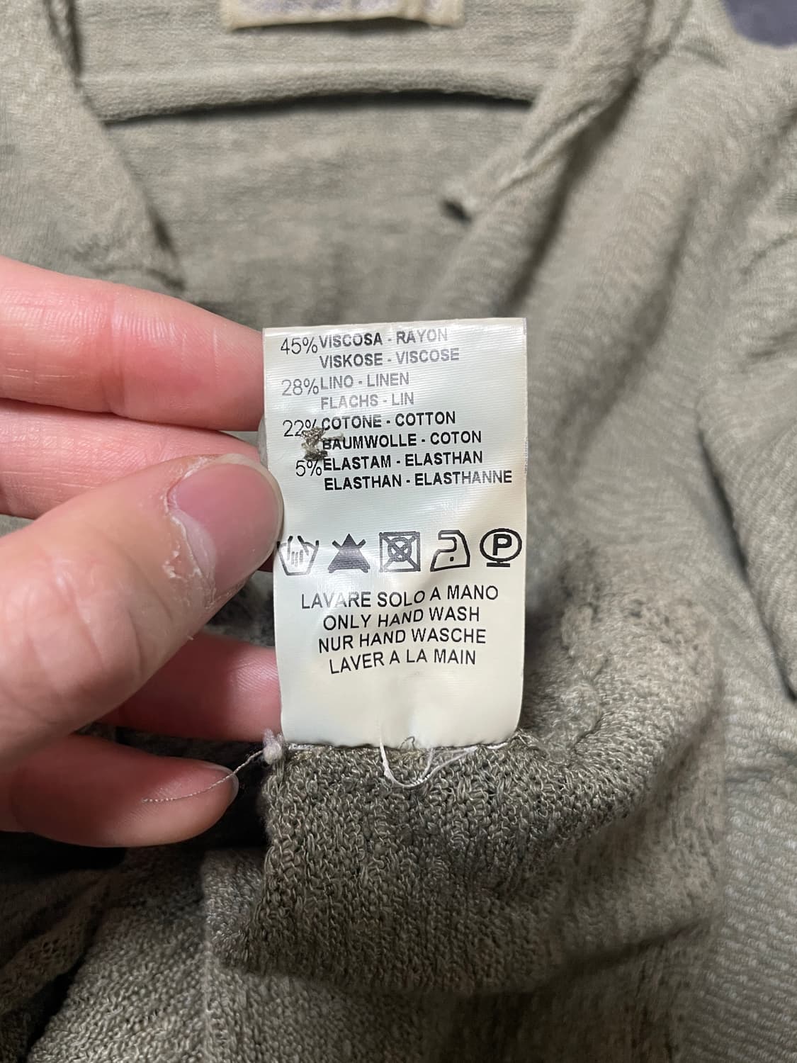 Transit Par Such Viscose Grunge Cardigan 상품이미지5