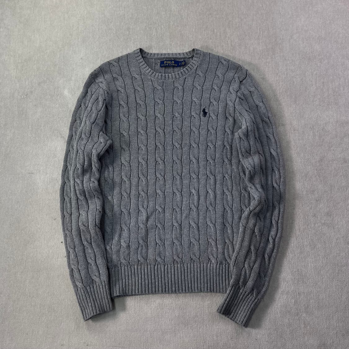 95 폴로랄프로렌 꽈배기 그레이 니트 상품이미지1