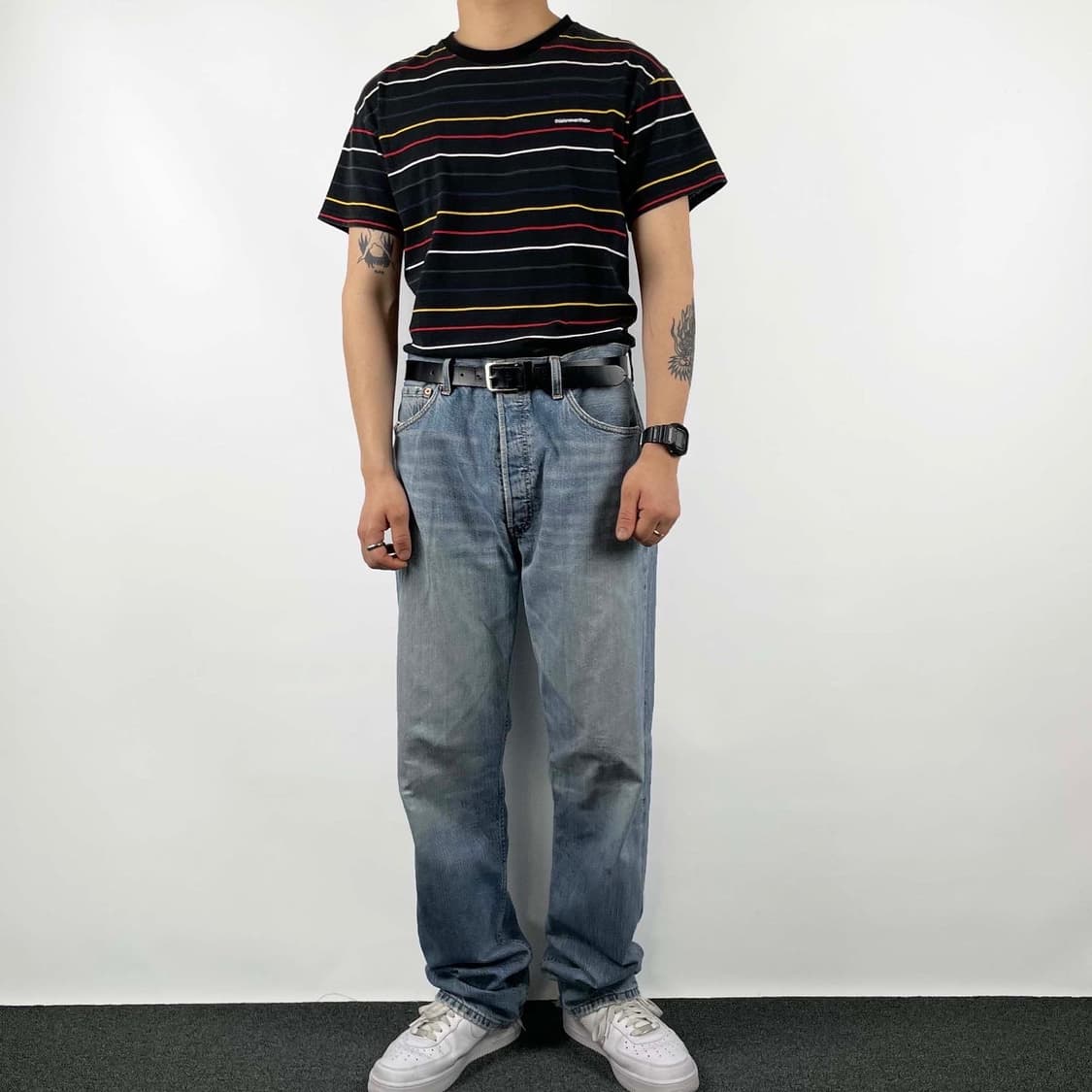 디스이즈네버댓 스트라이프 반팔티셔츠 상품이미지2