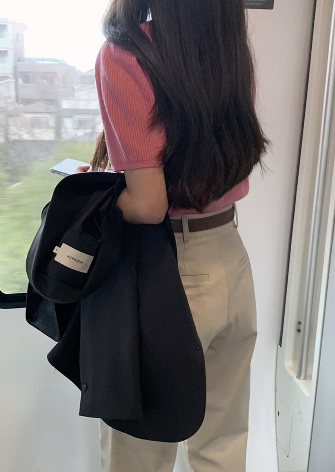 가내스라 핑크 퍼프 반팔니트  상품이미지3