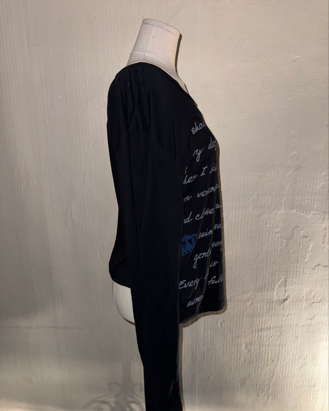00s printed design V-neck sleeve 상품이미지2