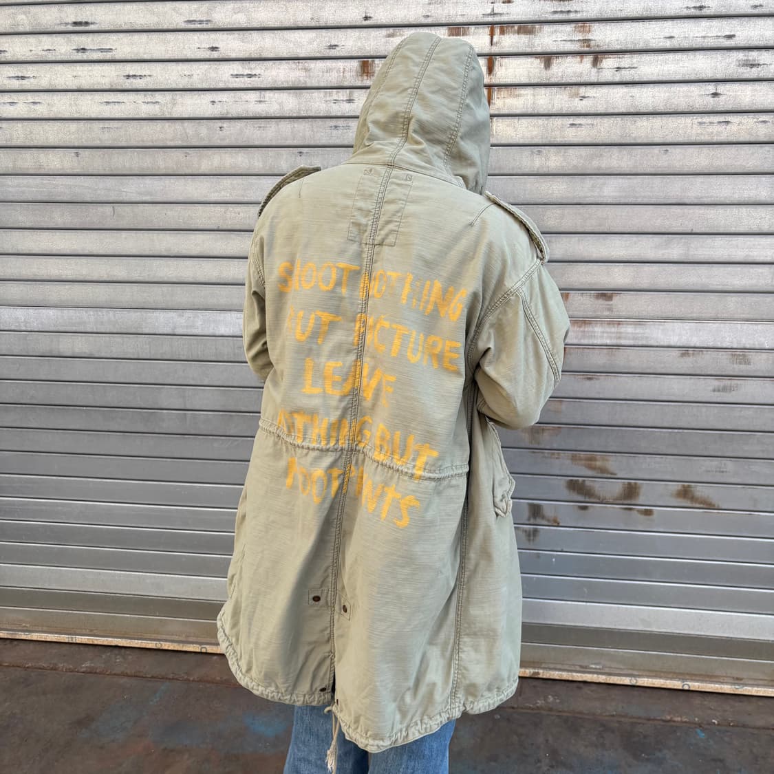 랄프로렌 데님&서플라이 옐로우 레터링 M51 파카 상품이미지2