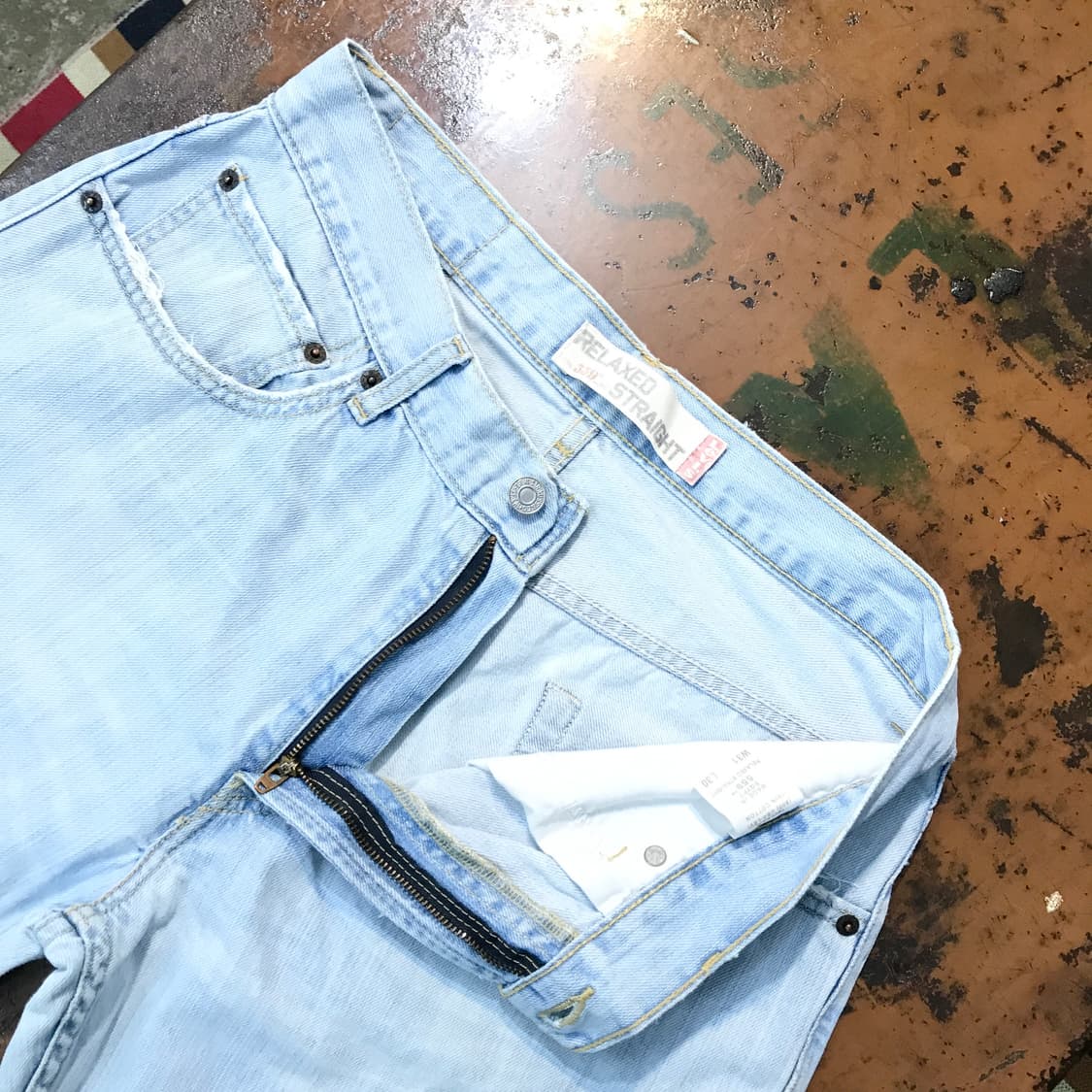 리바이스 559 아이스블루 연청 데님 팬츠 허리 30 31 상품이미지6