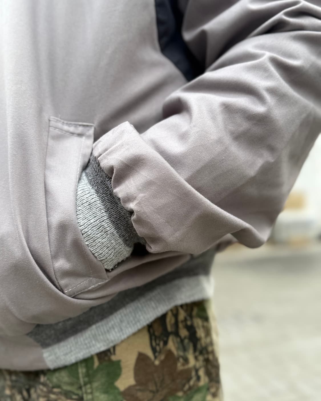 아메리칸 빈티지 투톤 컬러 블루종 XL 상품이미지8