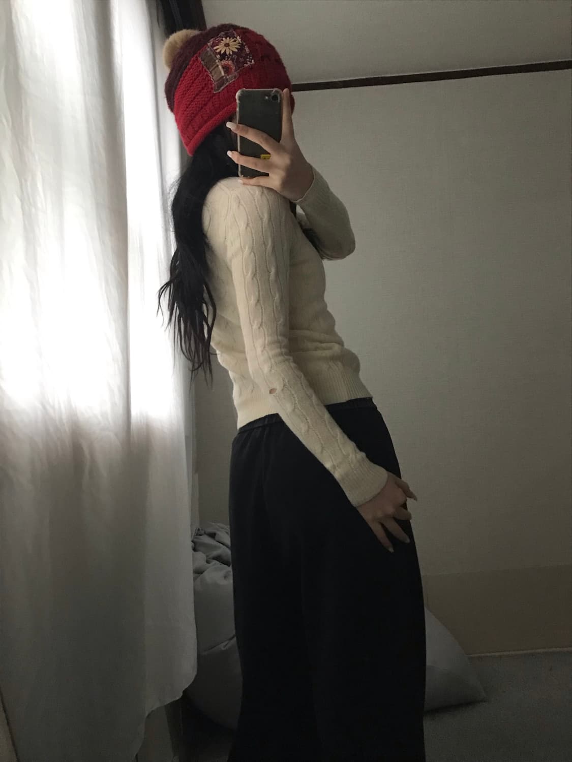 폴로 아이보리 케이블 니트 상품이미지6