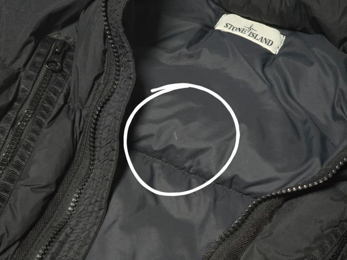 [S] 21fw 스톤아일랜드 크링클랩스 패딩 블랙 상품이미지9