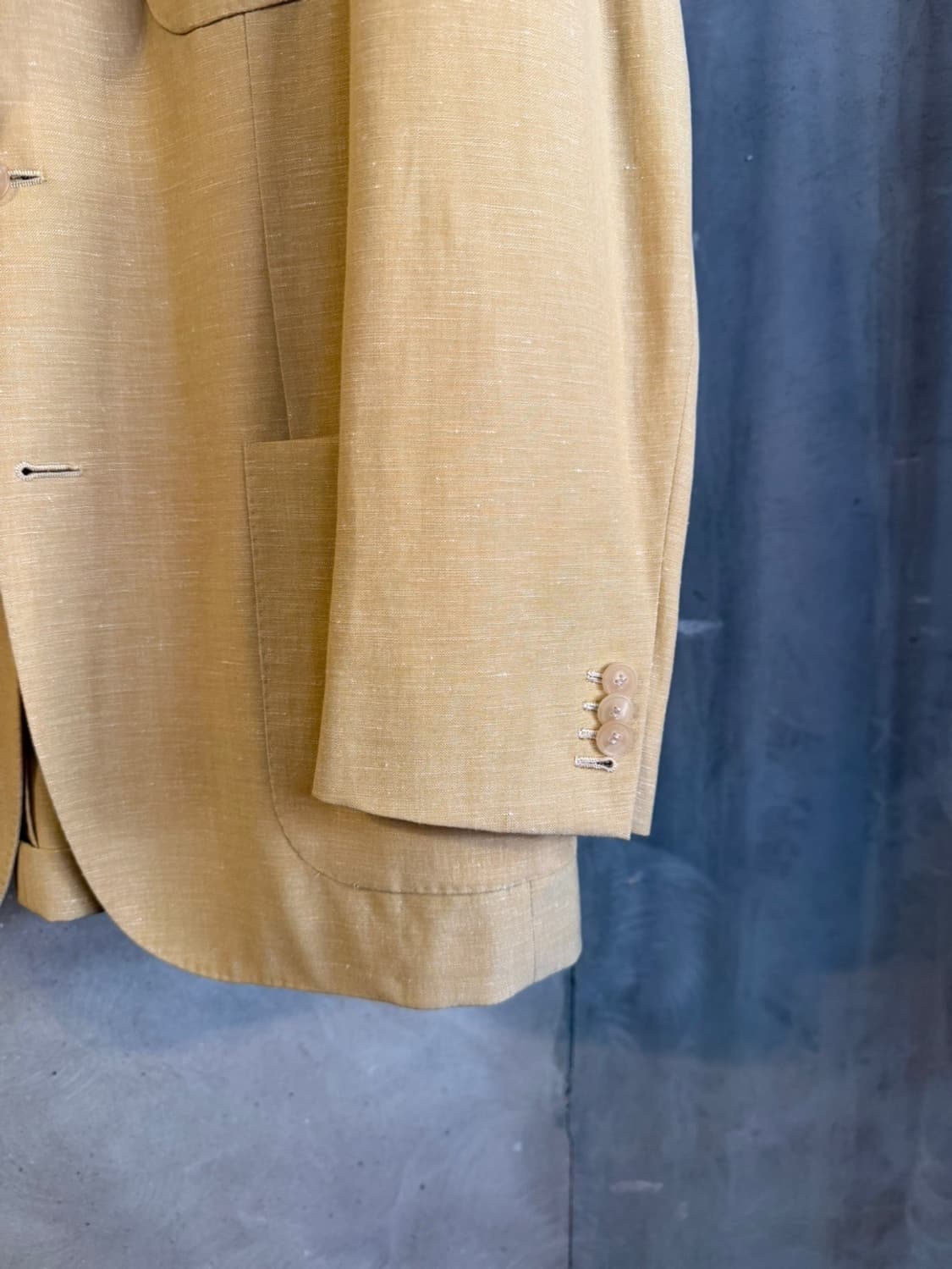 로로피아나 울 리넨 테일러드 자켓 100 상품이미지10