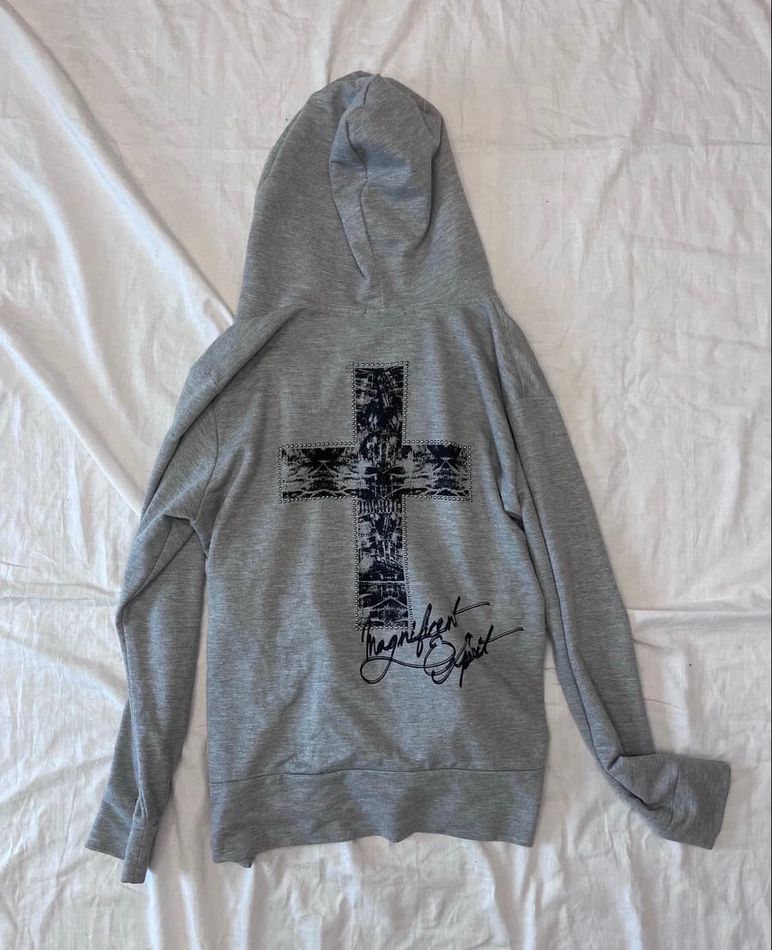 Punk 펑크 레오파드 해골 skull 후드집업 상품이미지2