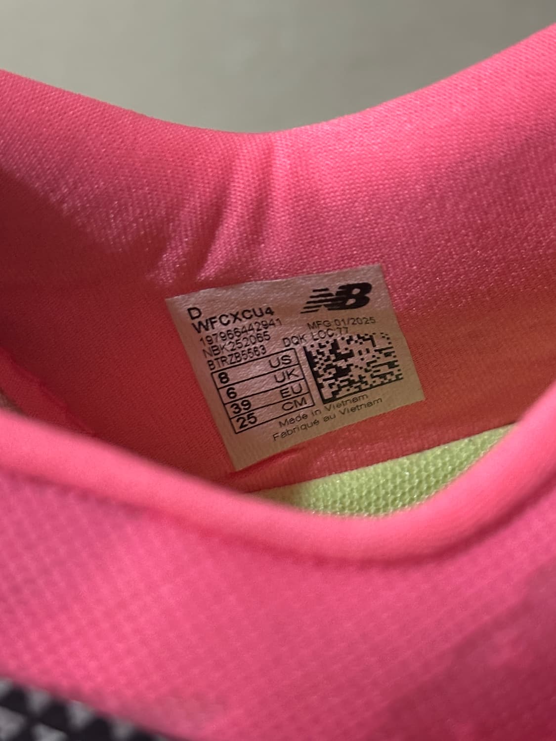 뉴발란스 퓨어셀 레벨 v4 울트라 핑크 블랙 250 상품이미지4