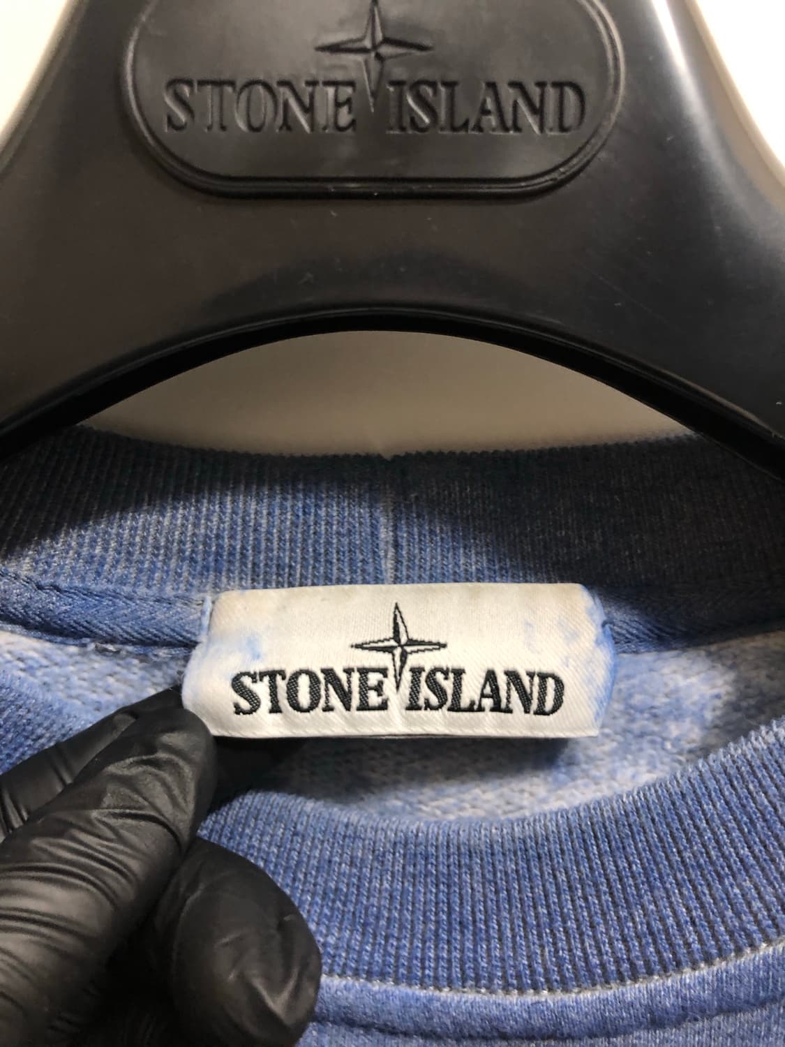 [S] 스톤아일랜드 더스트 컬러 트리트먼트 스웻셔츠 블루 상품이미지5