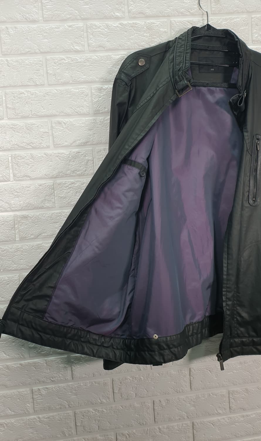 [105]마인드브릿지 페이크레더 라이더  자켓 상품이미지4