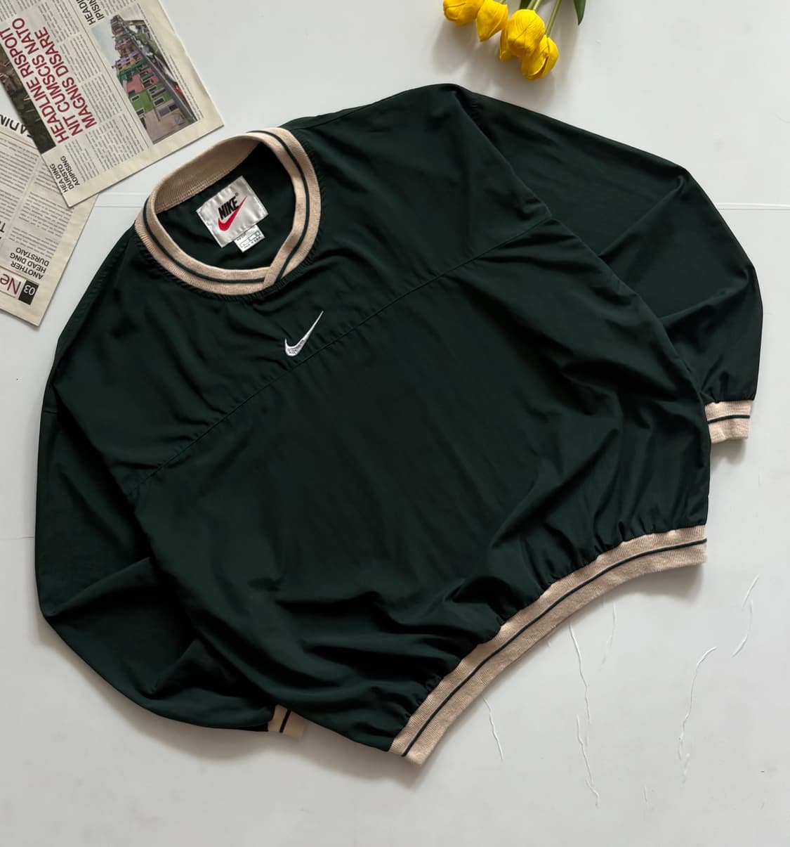 Nike 나이키 빈티지 딥그린 풀오버 웜업 상품이미지1