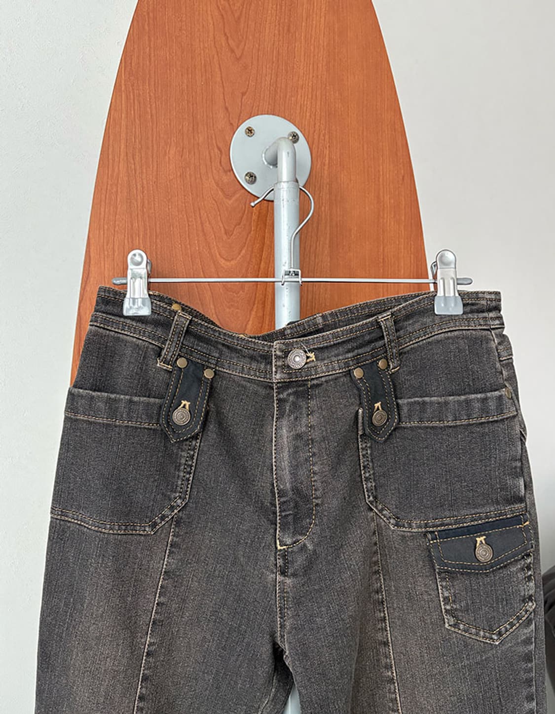 retro button semi bootcut jeans 상품이미지6