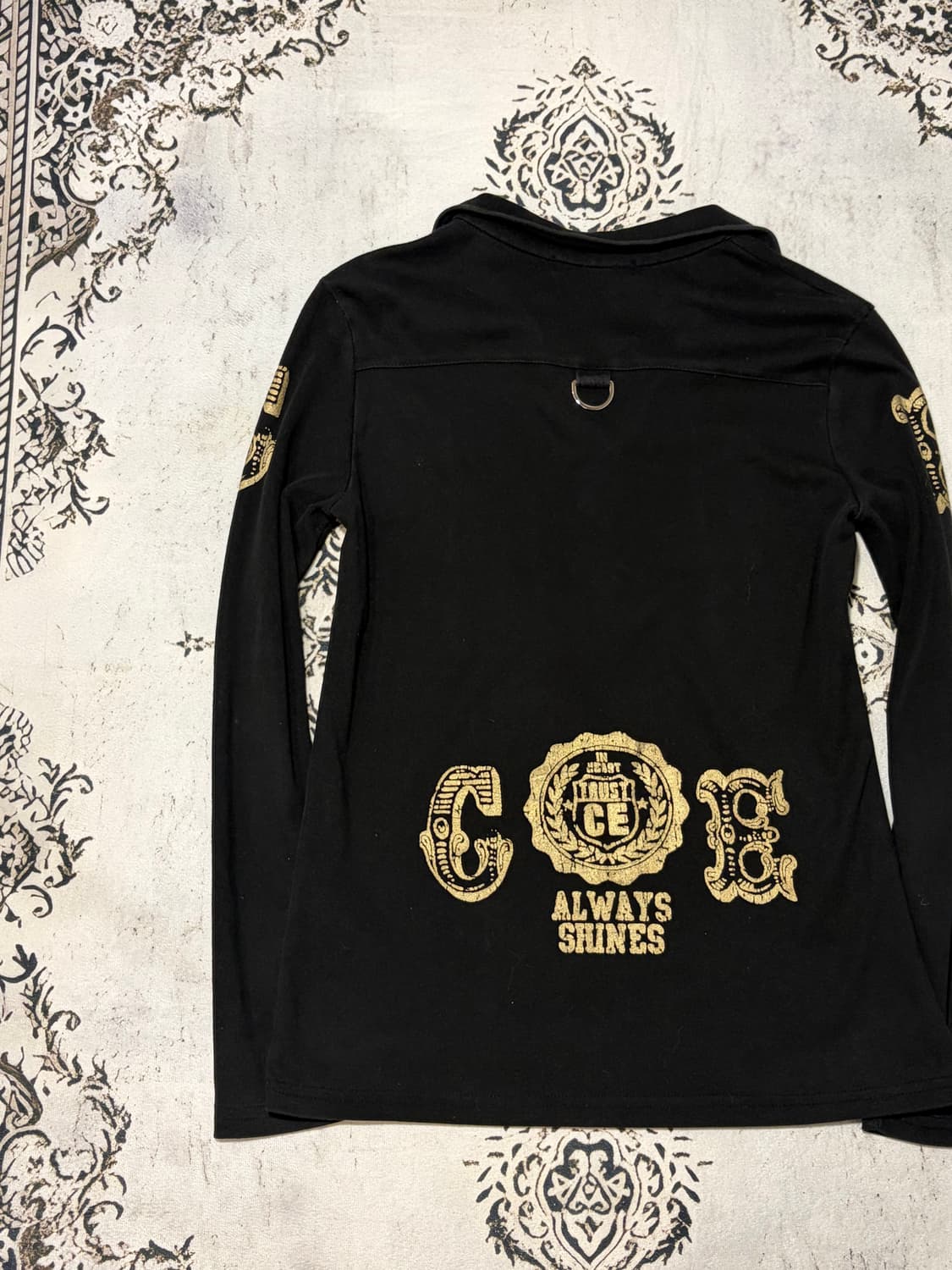 00‘s eyelet gold cubic long sleeve 상품이미지9