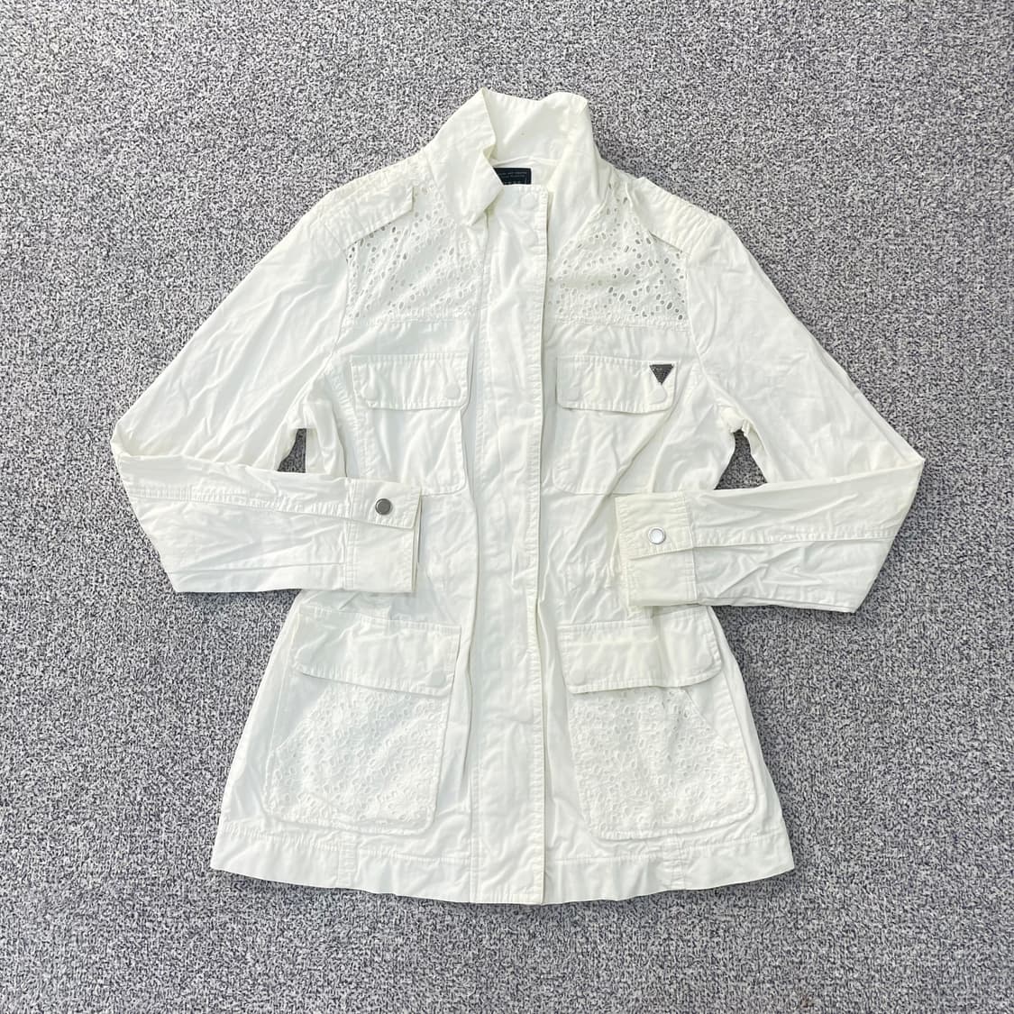 XS 게스 여성 레이스 야상 자켓 0304S1 상품이미지1