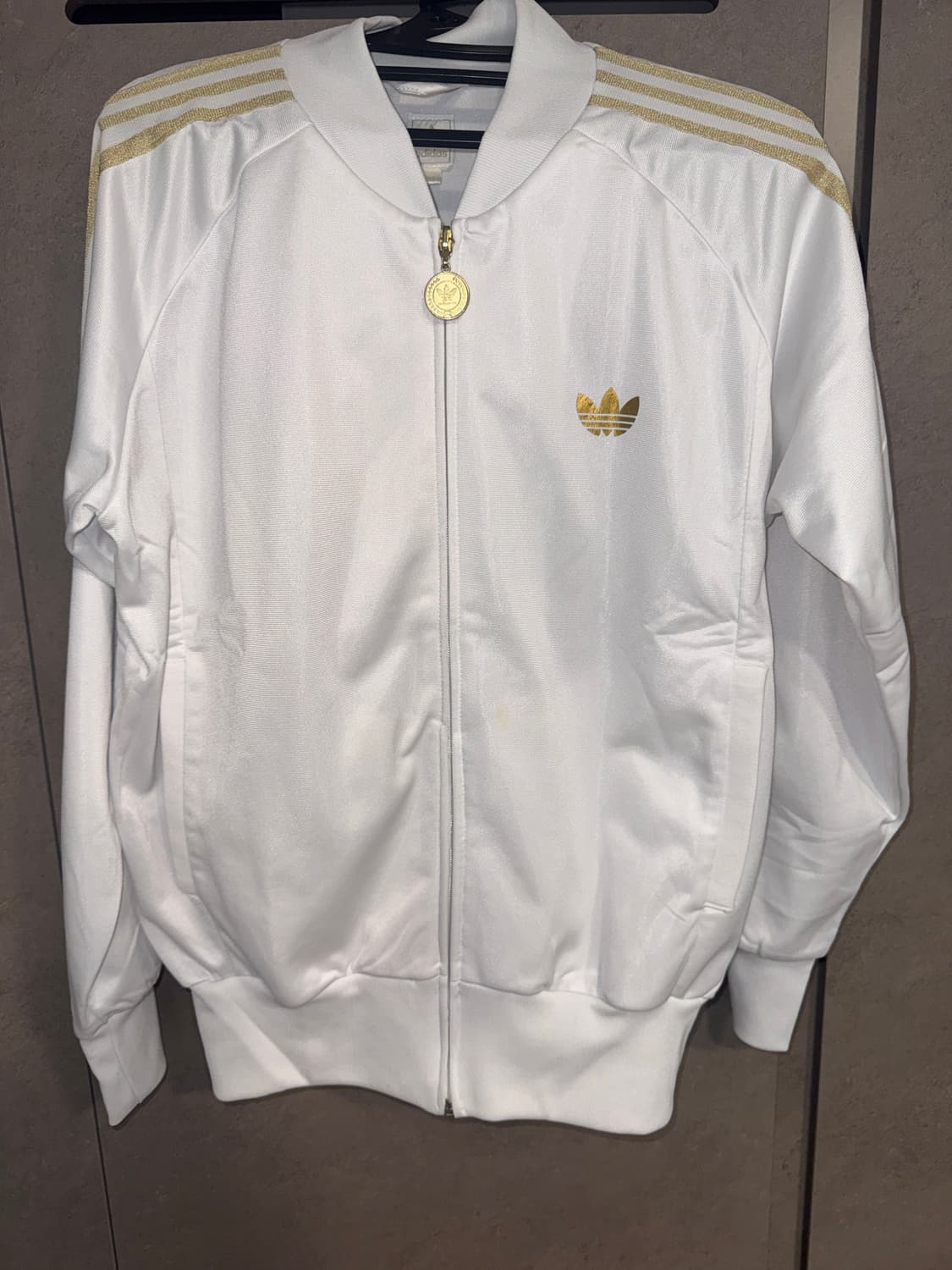 대장⭐️ 아디다스 파이어버드 화이트 금장 져지 상품이미지1