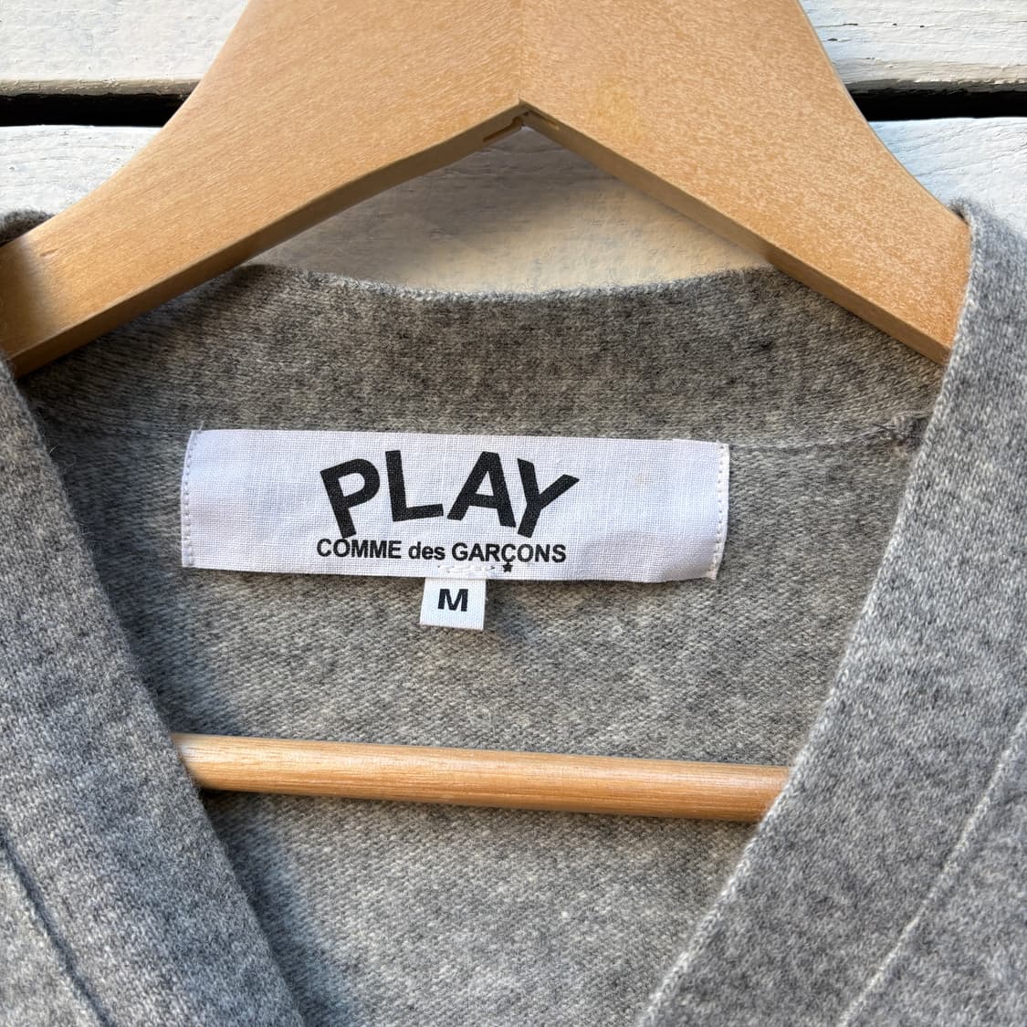 Comme des Garcons 꼼데가르송 울 니트 가디건 상품이미지4