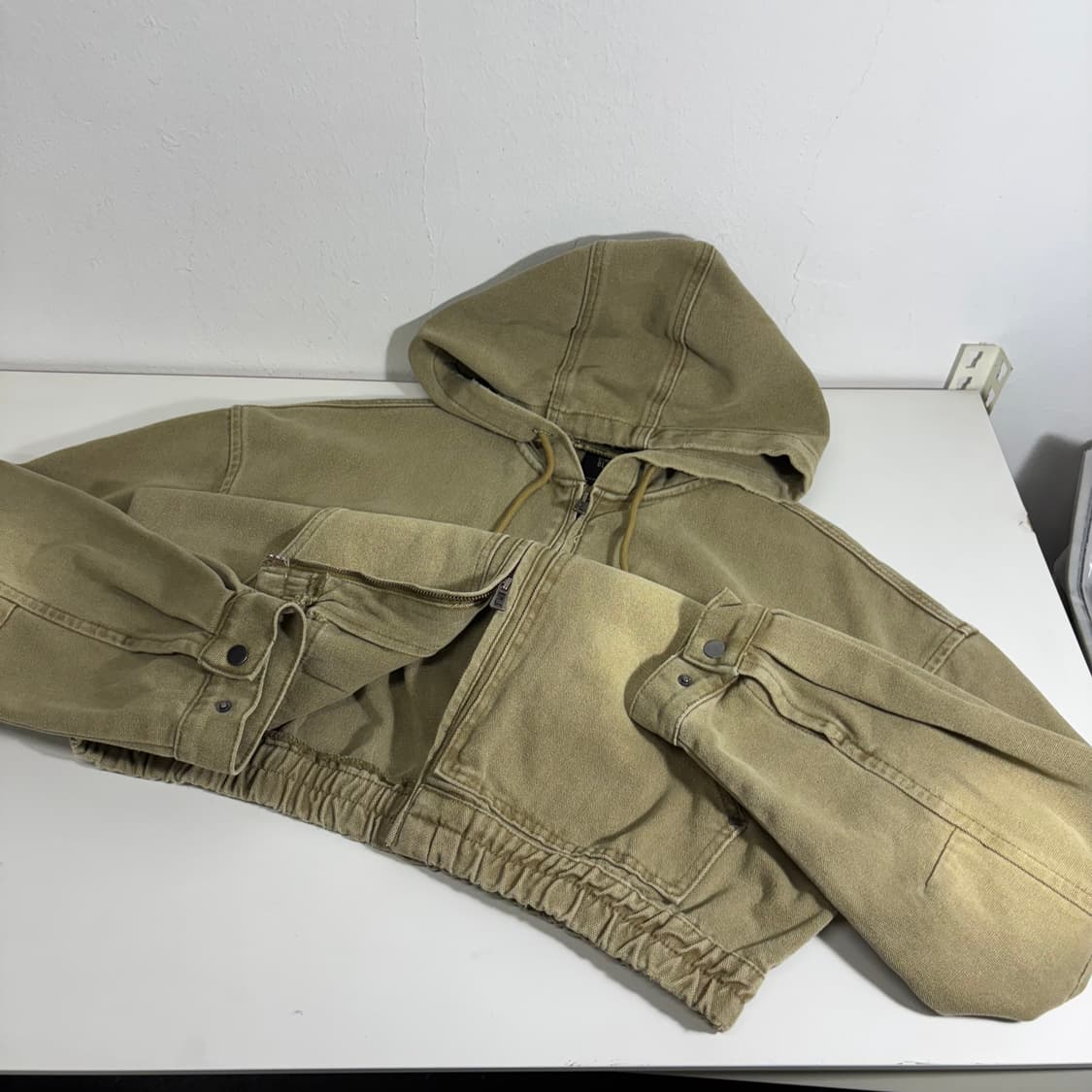 L-XL 디미트리블랙 된장워시드 투웨이 오버핏 초어 액티브자켓 상품이미지2