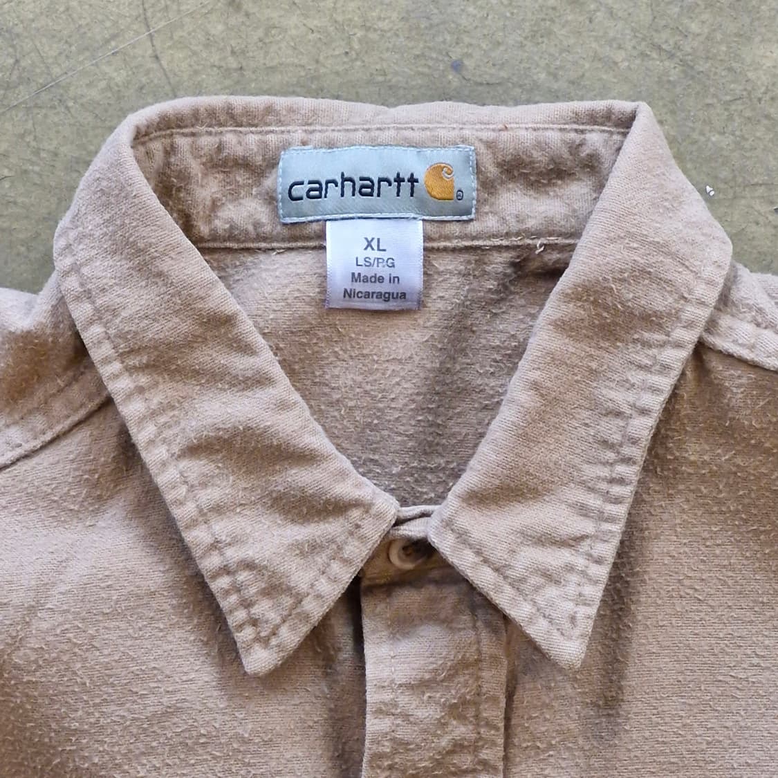 칼하트 빈티지 포켓 반팔 셔츠 XL 상품이미지3