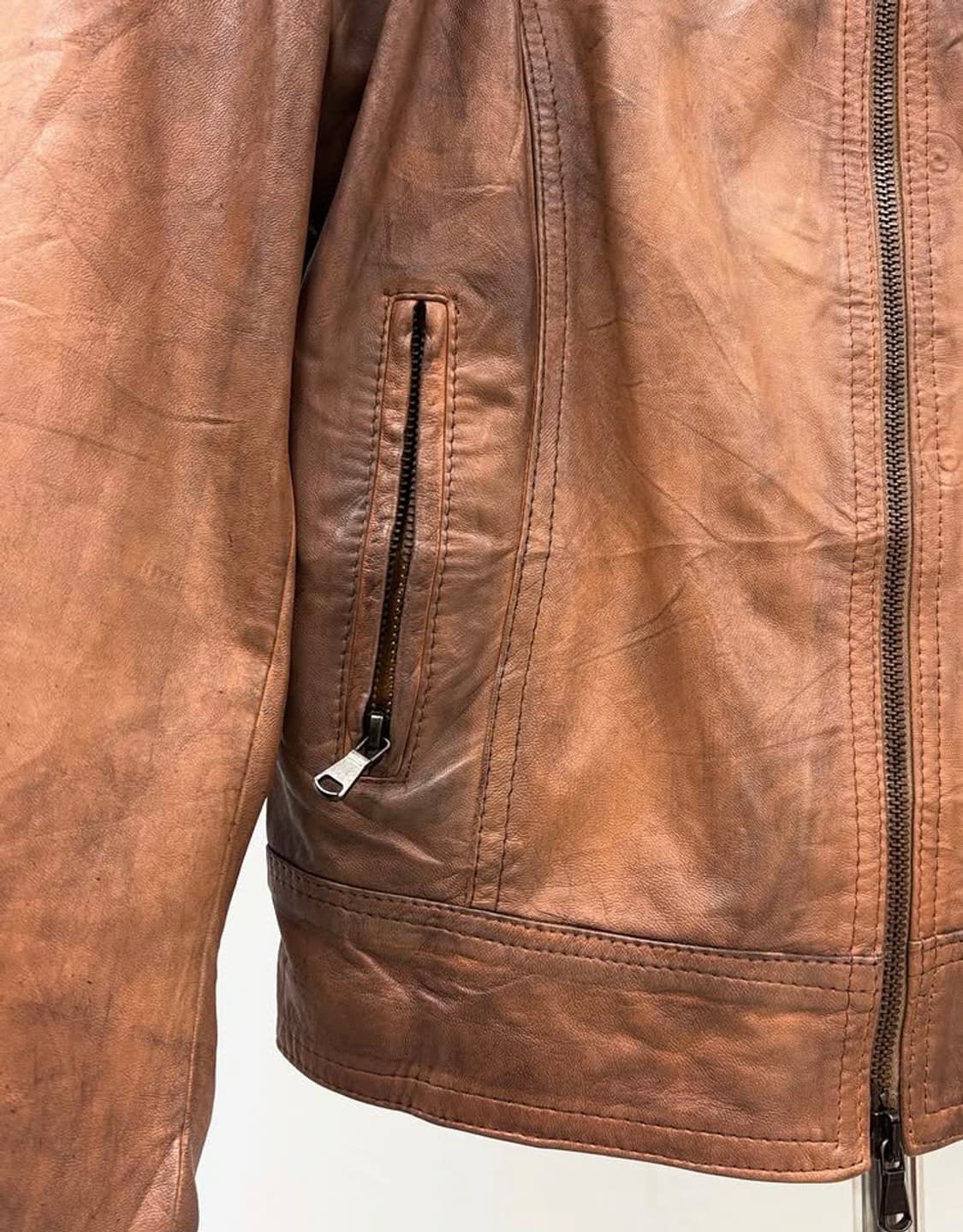 빈티지 레더 자켓 상품이미지3