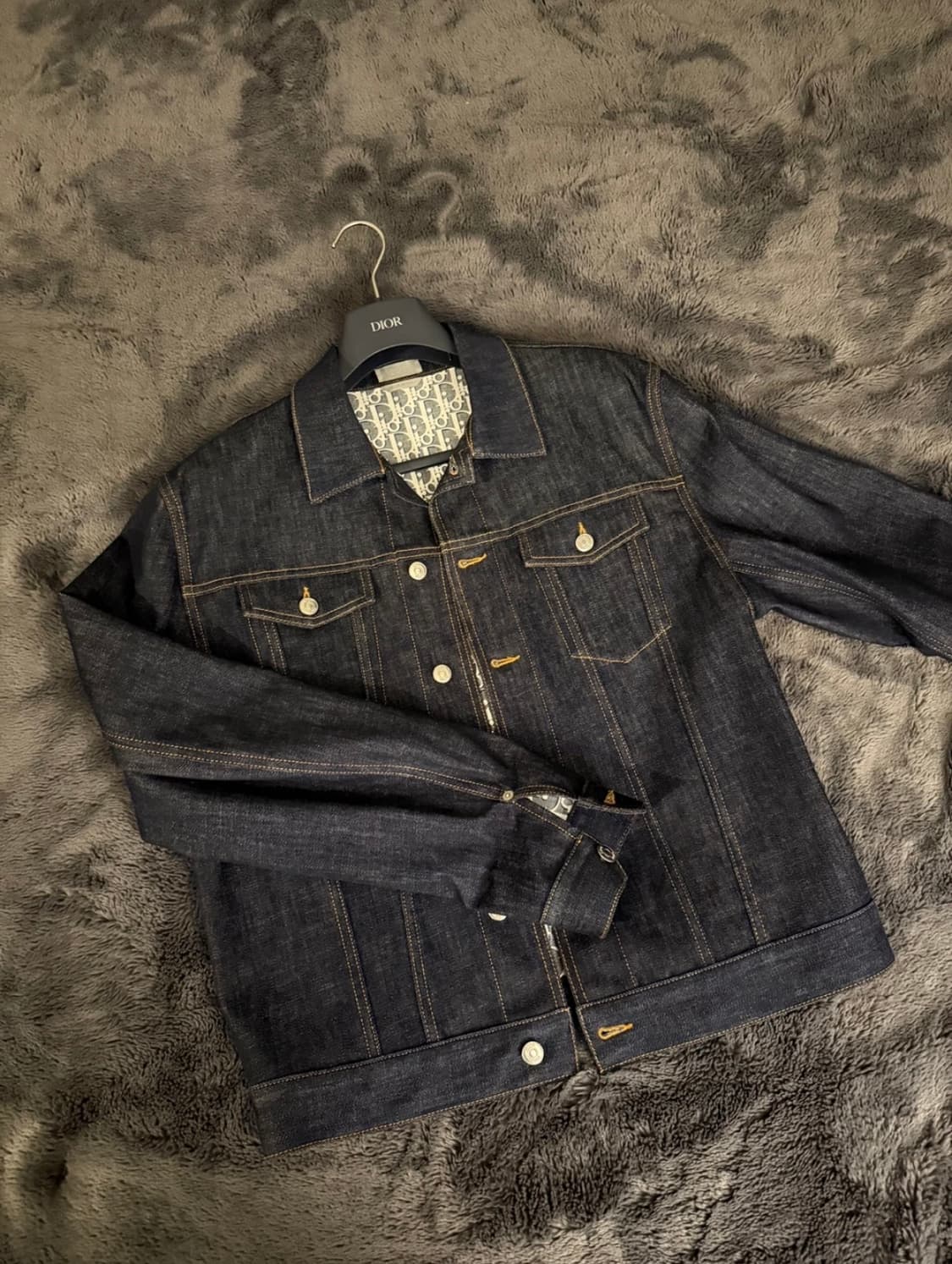 디올 오블리크 데님 자켓 52사이즈 상품이미지3