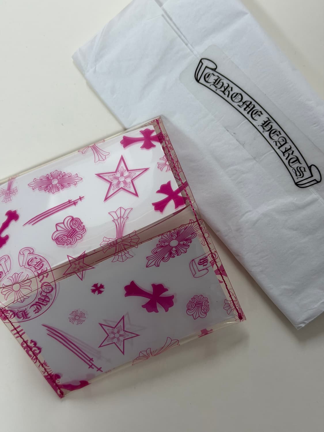 크롬하츠 pvc 지갑 핑크 상품이미지1