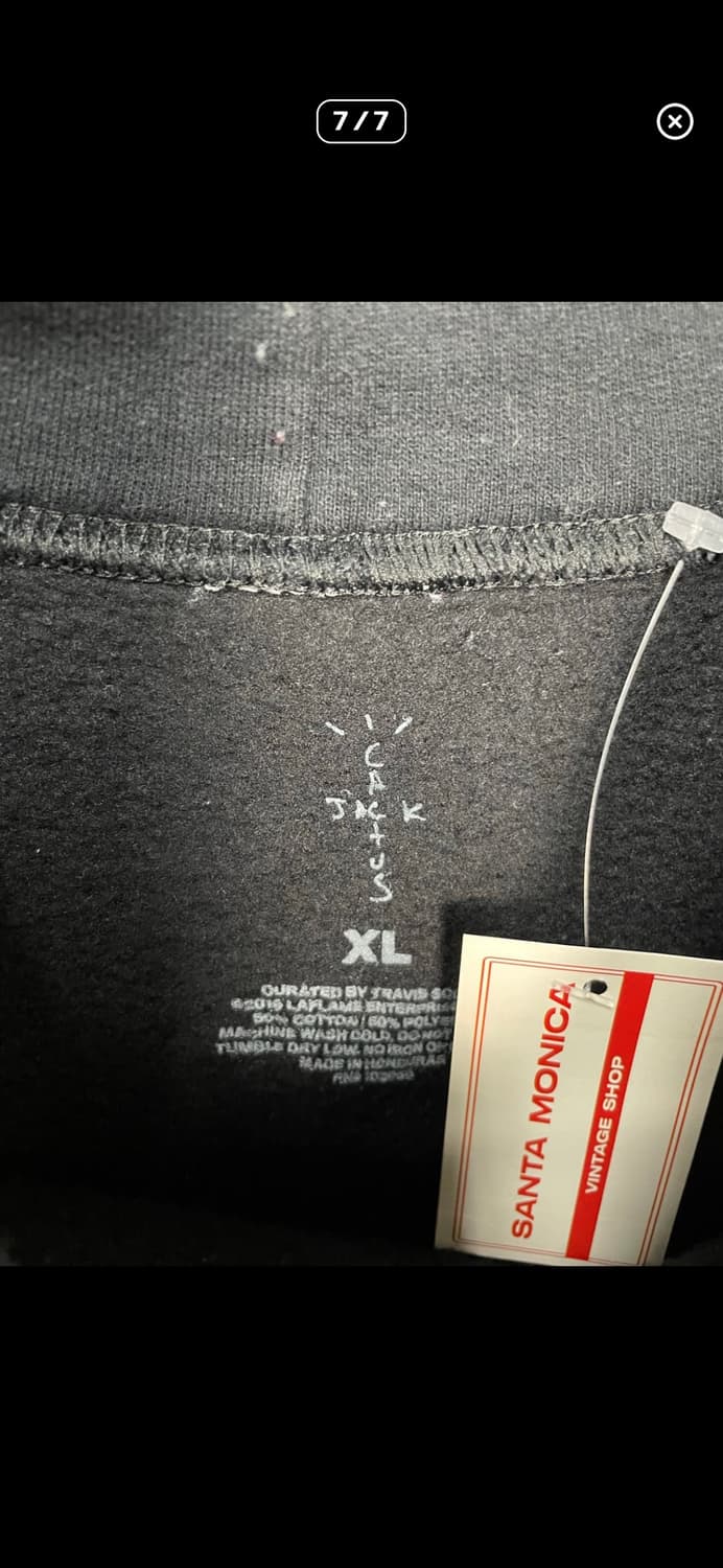 트래비스스캇 머천다이즈 블랙 후드티 A3673 상품이미지6