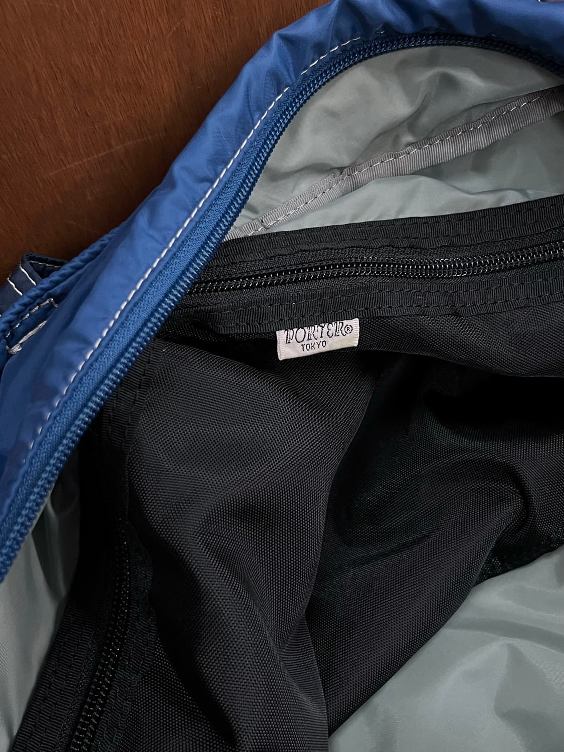 포터 스티치 호보백 블루 상품이미지7