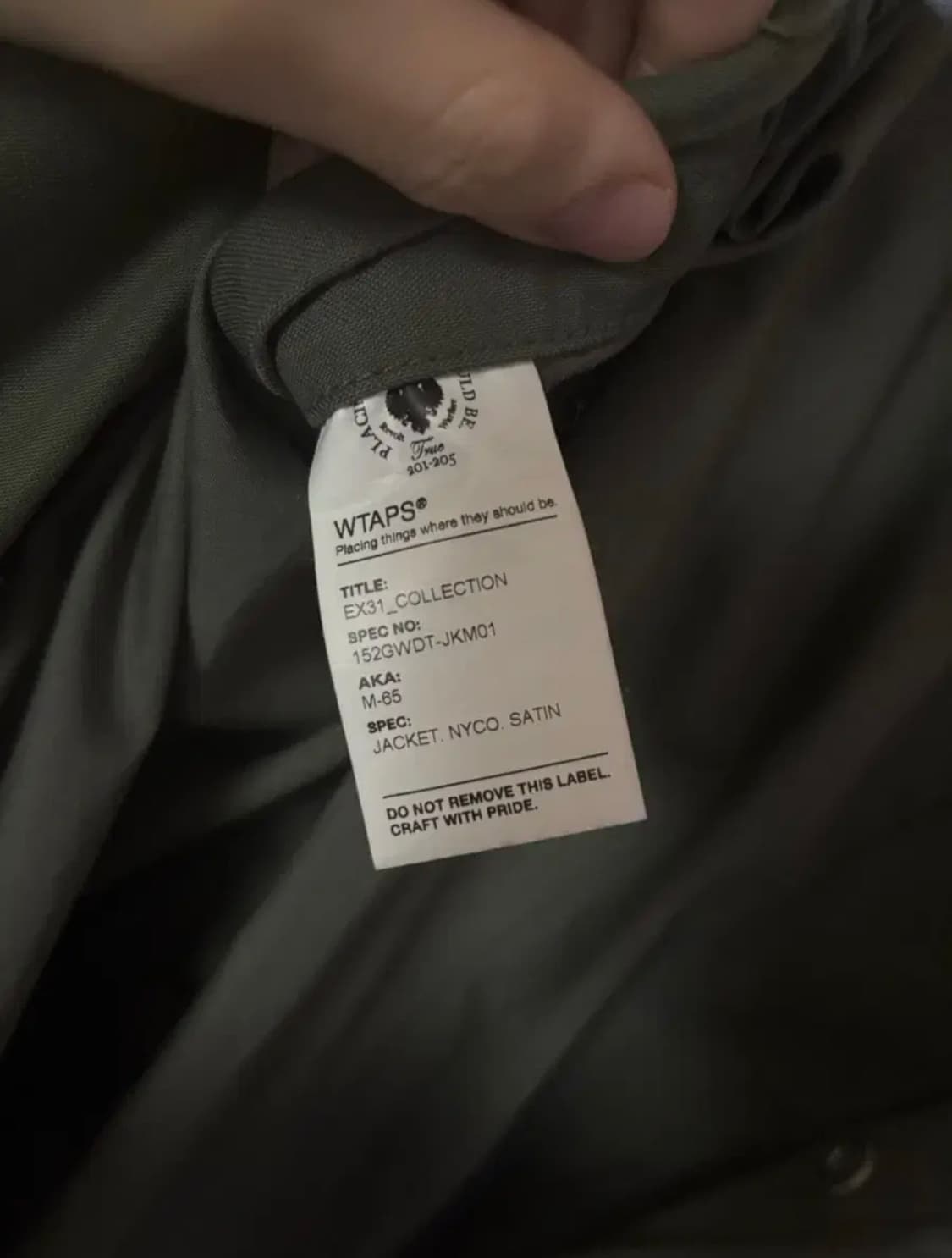 더블탭스 m65 wtaps / 필드자켓 워크자켓 야상자켓 밀리터리 상품이미지3