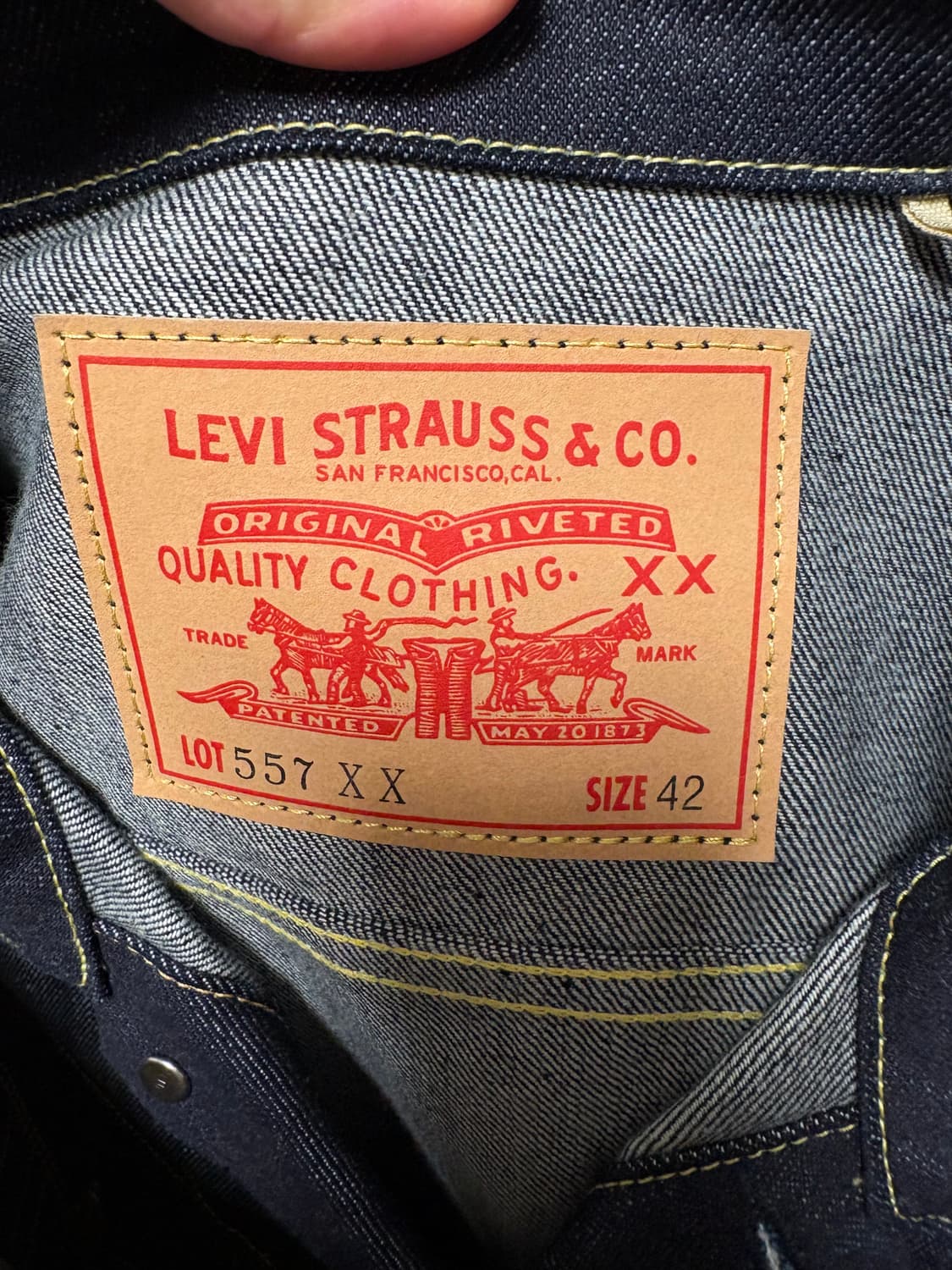 LVC 타입3 트러커 자켓 42사이즈 상품이미지2